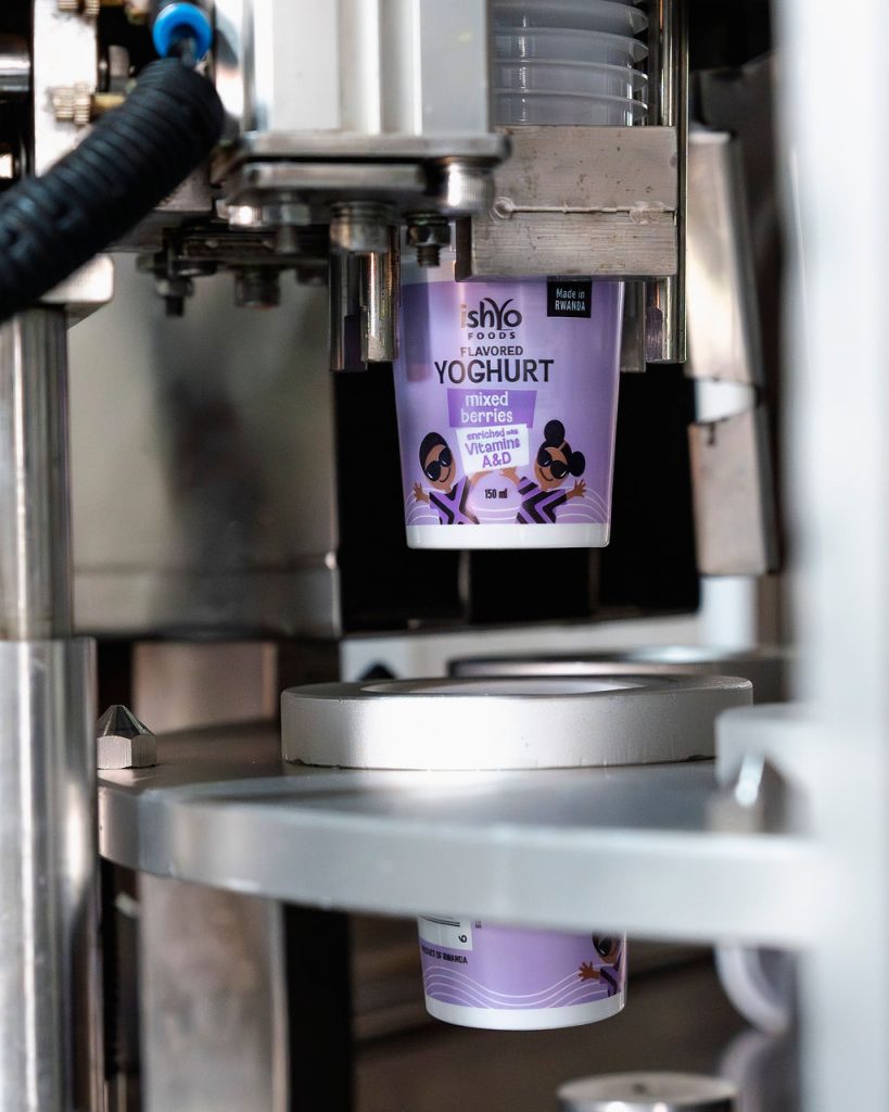 Inside the Ishyo Foods yoghurt and jam production facility