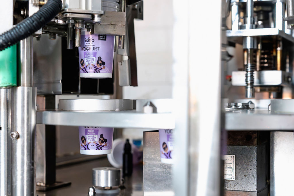 Inside the Ishyo Foods yoghurt and jam production facility