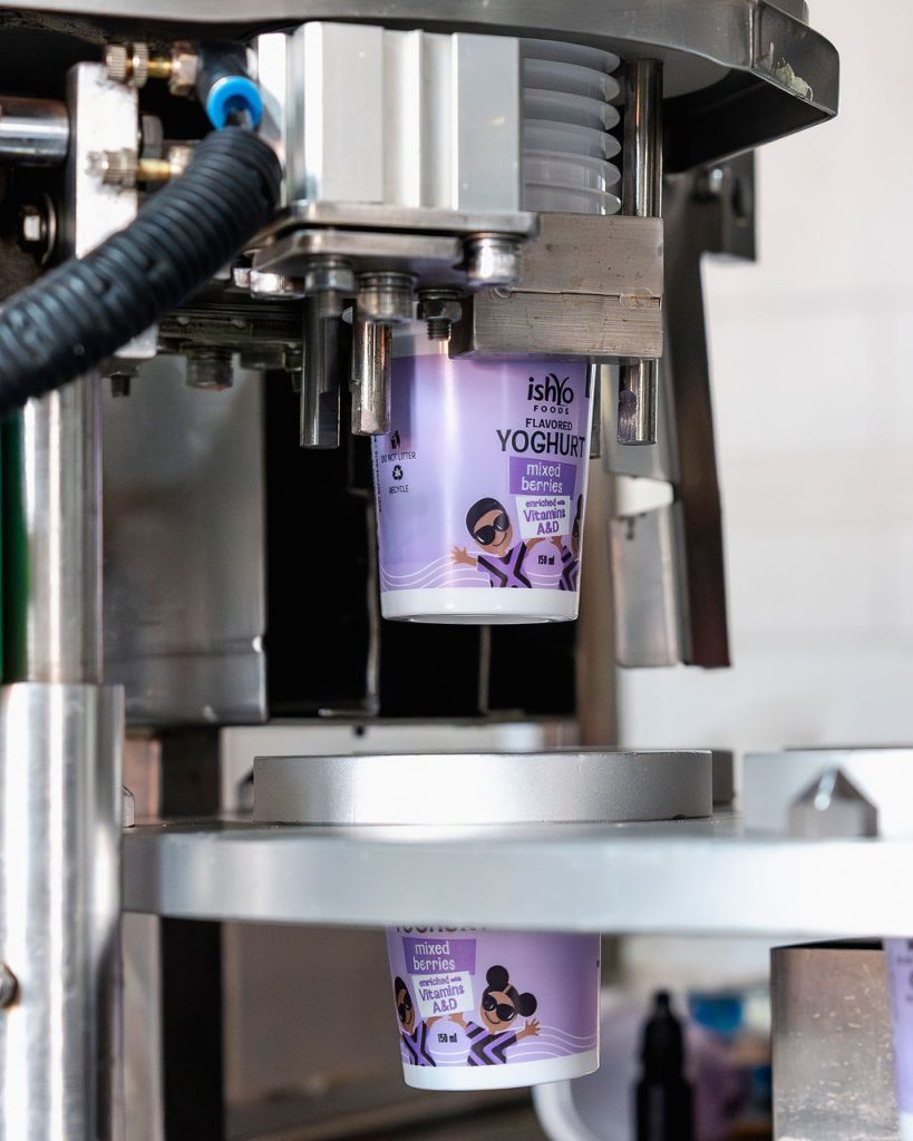 Inside the Ishyo Foods yoghurt and jam production facility