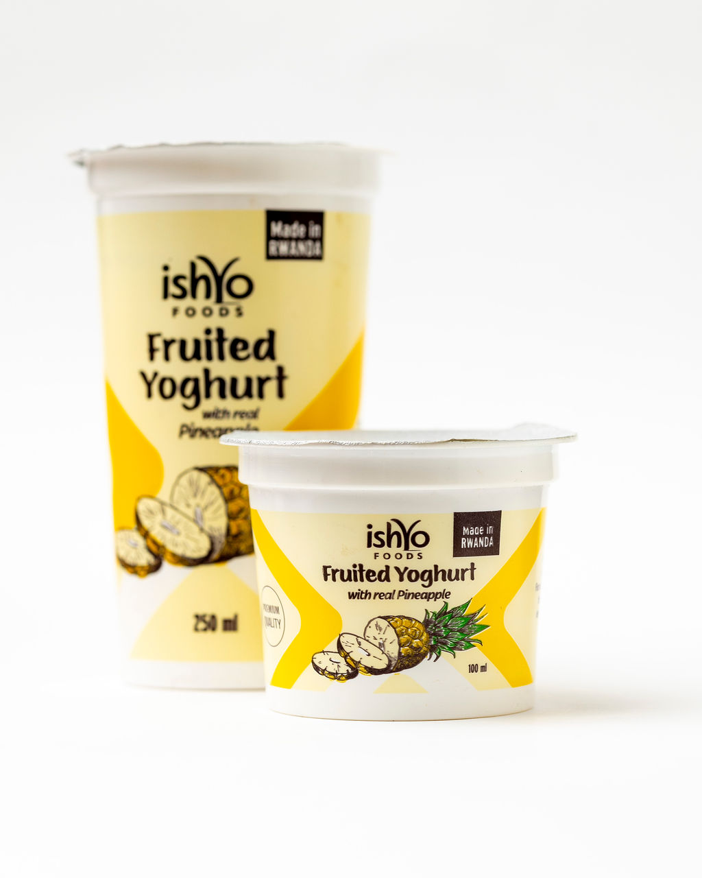 Ishyo Foods team producing yoghurt in Kigali
